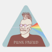 Punk Freud Driehoek Sticker (Voorkant)