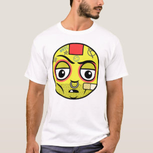 Punk gezicht t-shirt