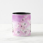 Punk Ghost Doodle Mok (zijdelings ontwerp) (Midden)