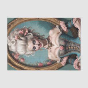Punk Glam Marie Antoinette Decoupage Papier