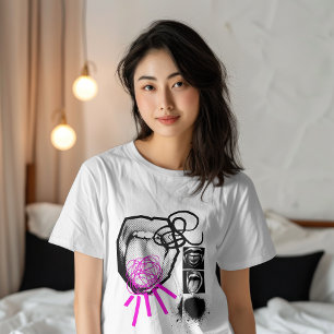 Punk Grunge Hart Collage T-shirt