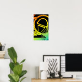 punk ijsdruppels poster (Thuiskantoor)