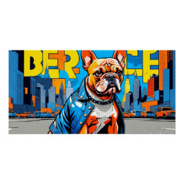 PUNK IN DE STAD-BULLDOG 10 PERFECT POSTER
