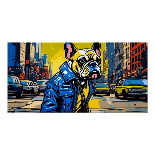 PUNK IN DE STAD-BULLDOG 9 PERFECT POSTER (Voorkant)