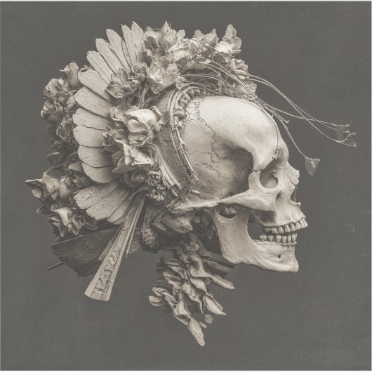 Punk in Practice — Gothic Fine Art Sticker (Voorkant)