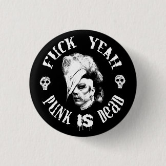 Punk IS dead Ronde Button 3,2 Cm