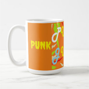 Punk Junk rebel ontwerp zeg gewoon nee! kleur sina Koffiemok