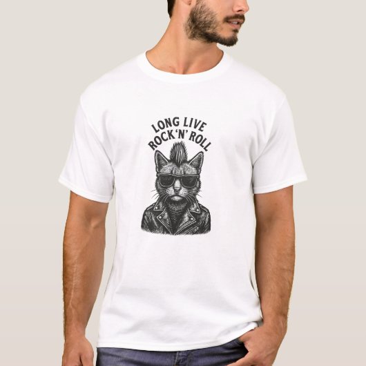 Punk Kat T-shirt (Voorkant)