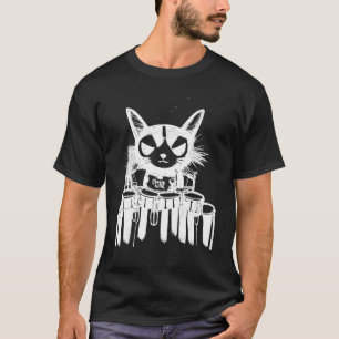 Punk katoenschilderkunst t-shirt