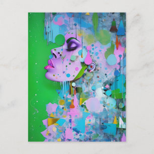 Punk - Ken Gage Surreal Art Briefkaart