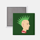 Punk kerel magneet (Voorkant / Achterkant)