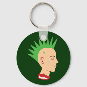Punk kerel sleutelhanger