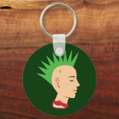 Punk kerel sleutelhanger (Voorkant)