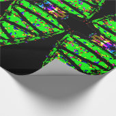 Punk kerstboom cadeaupapier (Hoek)