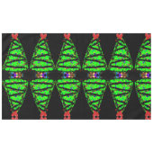 Punk kerstboom tafelkleed (Voorkant (Horizontaal))