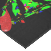 Punk kerstboom tafelkleed (Gekanteld)