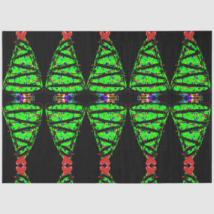 Punk kerstboom tissuepapier