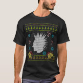 Punk Kerstmis Ugly Sweater Punk Rock T Mohawk T-shirt (Voorkant)