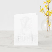 Punk Kitten Cat With Mohawk Nge Gothic Design Kaart (Gele Bloem)