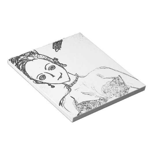 punk meisje...ik ben maar een meisje uit amerikan notitieblok (Schuin)