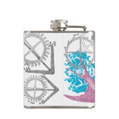 Punk meisstoomkolven heupfles (Achterkant)