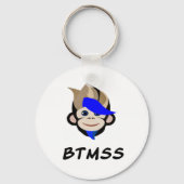 Punk Monkey Blue Eyed Monkey BTMSS Sleutelhanger (Voorkant)