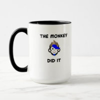 Punk Monkey De aap deed het Mok