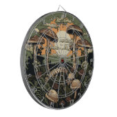 Punk paddenstoelenbos dartbord (Voorkant Links)