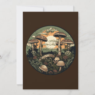Punk paddenstoelenbos kaart