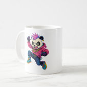 Punk Panda Power Koffiemok (Voorkant links)