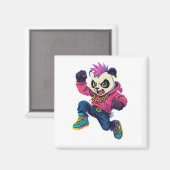 Punk Panda Power Magneet (Voorkant / Achterkant)