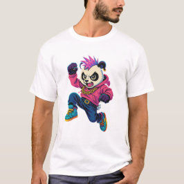 Punk Panda Power T-shirt