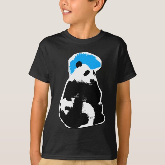 punk panda t-shirt (Voorkant)