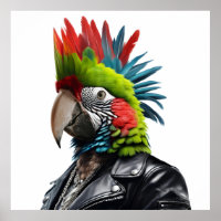 Punk papegaai