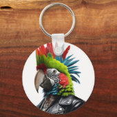 Punk papegaai sleutelhanger (Achterkant)