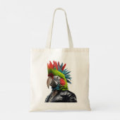 Punk papegaai tote bag (Achterkant)