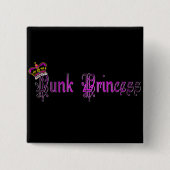 Punk Princess Square Button (Voorkant)