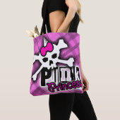 Punk prinses Canvas tas (Dichtbij)