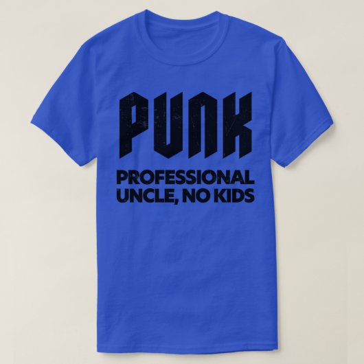Punk Professional oom No Kinder Punk Rock Design 1 T-shirt (Design voorkant)