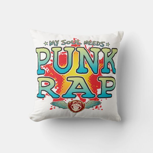 Punk Rap Soul Cushion Kussen (Voorkant)