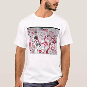 Punk Rock Doodle #3 Vampier in KLEUR T-shirt