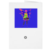 Punk Rock Fairy Greeting Cards (Achterkant)