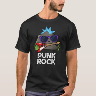 Punk Rock Funny Music Pun Dark BG T-shirt