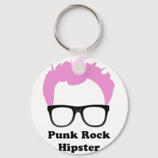Punk Rock Hipster Sleutelhanger