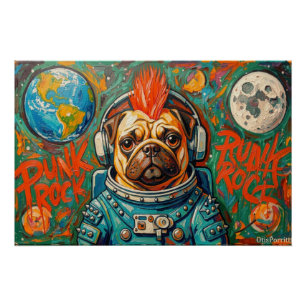 PUNK ROCK HONDJE ASTRONAUT 4 PERFECT POSTER