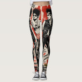 Punk Rock  Leggings (Voorkant)