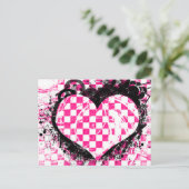 Punk Rock Love Mariage nuptiale douche Invitation (Debout devant)