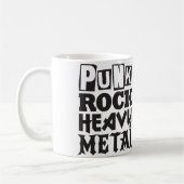 Punk Rock Métal Lourd Mug (Gauche)