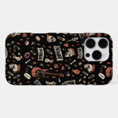 Punk Rock Pattern - Bold & Rebellious iPhone Hoesje (Achterkant horizontaal)