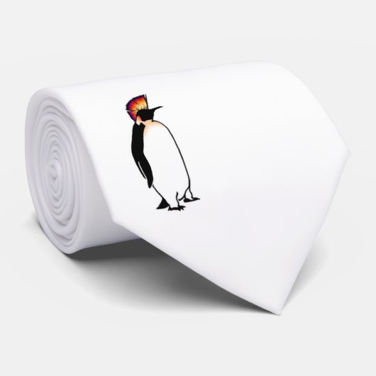 Punk Rock Penguin nr. 2 Stropdas (Opgerold)